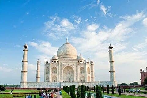 Privat Sunrise Taj Mahal Tour från Delhi med bil - All Inclusive