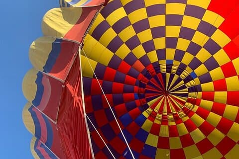 Globo de aire caliente combinado VIP y templos Luxor autoguiados
