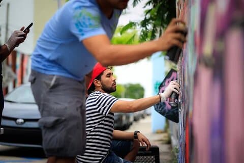 Graffiti mesterklasse - Wynwood