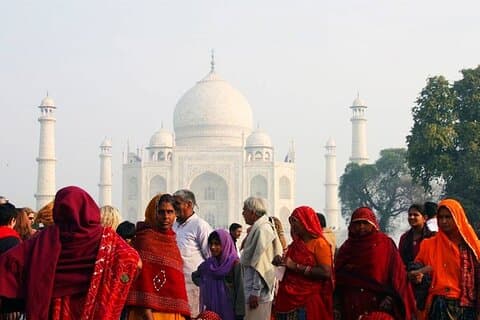 Tour del Taj Mahal lo stesso giorno in treno