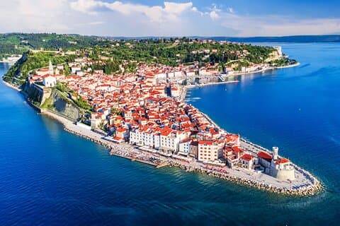 Visite privée de Piran et de la côte slovène panoramique depuis Ljubljana