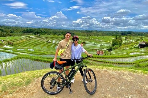 Jatiluwih en detalle (recorrido en bicicleta eléctrica de 1 hora en las terrazas de arroz)