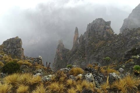 Trekking di 5 giorni sul Monte Kenya utilizzando i percorsi Sirimon e Chogoria