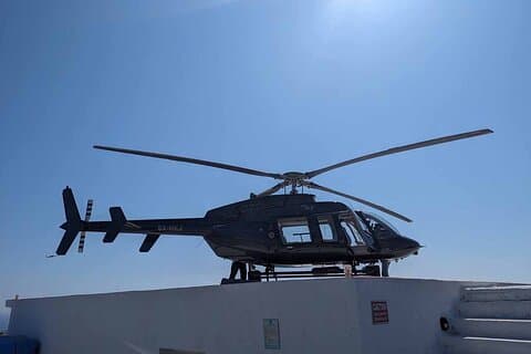 Private Helicopter Transfer from Crete to Mykonos
