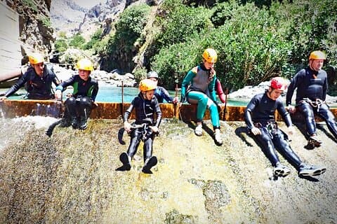 Canyoning ved Kourtaliotiko Gorge Preveli