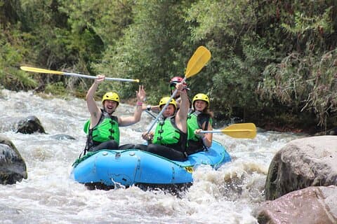 Canoa privata sul fiume Chili ad Arequipa