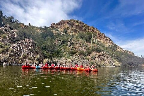 Kayaking 3 Hr Canyon & Cliffside on Saguaro Lake
