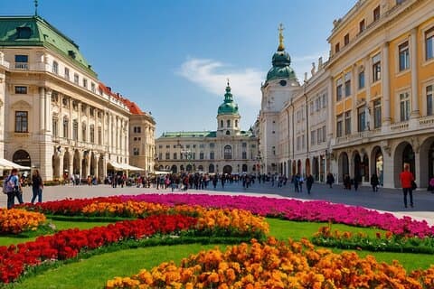 Transfer privado de Salzburgo para Viena, 2 horas para passeios turísticos