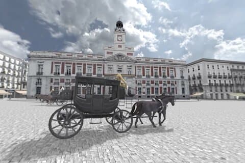 Historisches Madrid Virtual Reality Erlebnis mit einem offiziellen Guide
