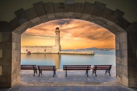 Rethymno-stad, Chania-stad, Kournas-meertour vanuit Heraklion