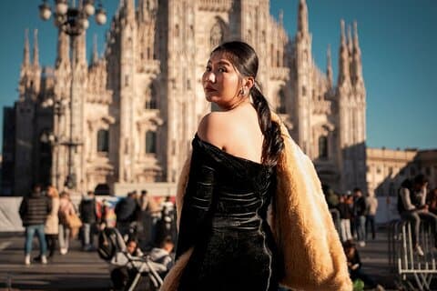 Servizio fotografico professionale privato al Duomo di Milano