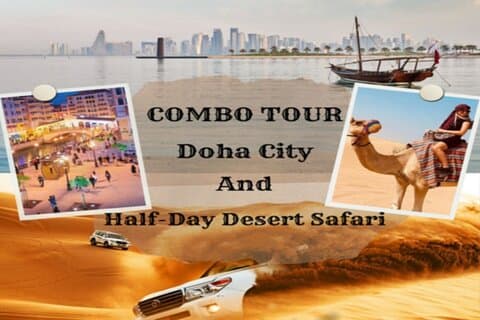 Doha: gecombineerde privérondleiding door de stad en woestijnsafari van een halve dag