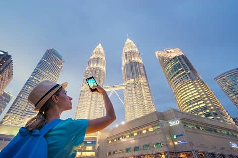 Visite d'une journée complète à Kuala Lumpur avec transferts aller-retour aéroport/port