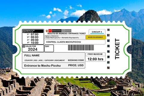 Entradas a Huayna Picchu cuatro opciones de tiempo