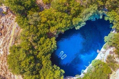 Halvdags privat rundtur grottor och vin av Kefalonia