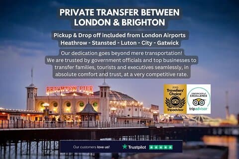 Privat overførsel mellem London og Brighton - Meet & Greet