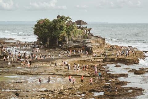 Bali Ayung River Rafting og Tanah Lot Sunset Tour
