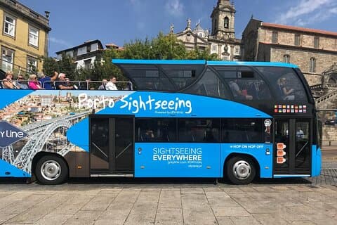 Porto Hop On Hop Off Bus Tour with Wine tasting & Night tour