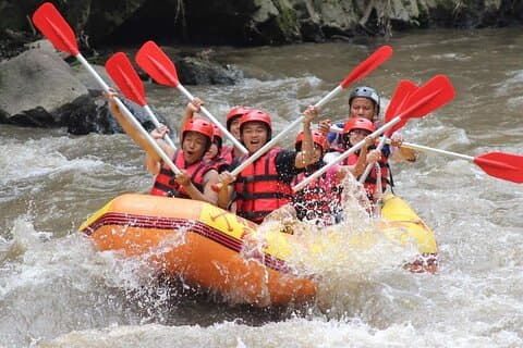 Rafting no rio Ayung em Ubud, incluindo almoço buffet