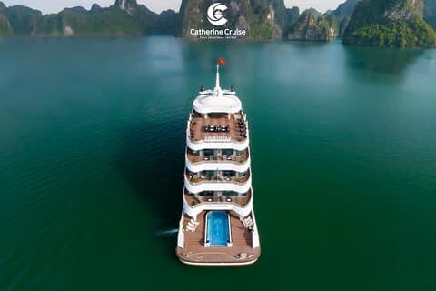 Catherine Cruise - dit luksuriøse tilflugtssted 3 dage på Halong Bay