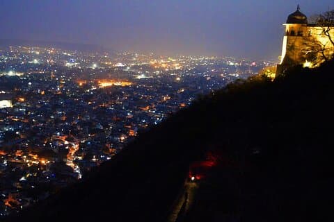 Privat tur i Jaipur med udsigt over Nahargarh