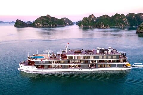 Lan Ha Bay Explorer 2 dias 1 noite com CRUZEIRO DE LUXO HERITAGE