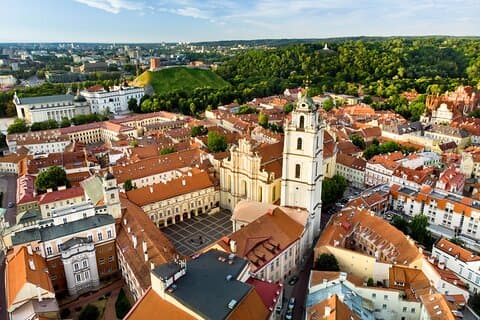 Privat tur Tre hovedsteder i Litauen fra Vilnius