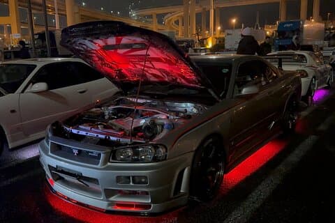Japanse auto ontmoet JDM-cultuurtour in Daikoku