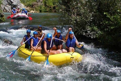 Rafting auf dem Fluss Cetina ab Split