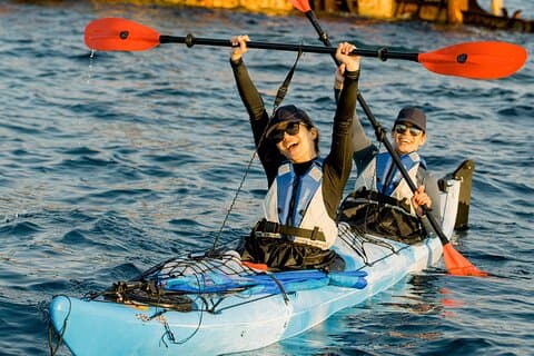Sunset Kajak Tour till Kissamos Bay Shipwreck & Exclusive Beach