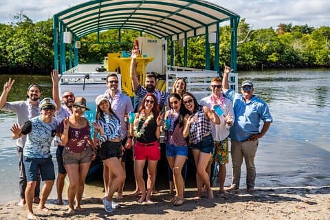 Clearwater Private Island Hop & Dolphin Watch (2-20ppl, BYOB)