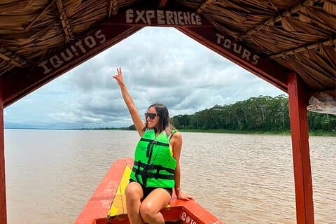 Monkey Island, Amazonas-elven, Amazonas solnedgang