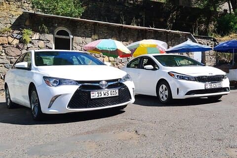 Full day rent car with driver service in Yerevan (8-10 hrs)