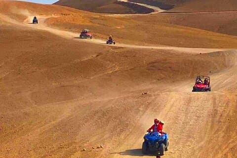 Dinner show & Quad Bike and Camel Ride in Marrakech Desert