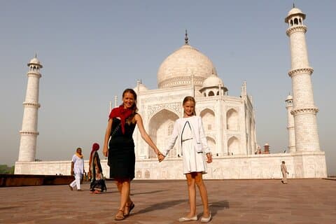 Privétour op dezelfde dag Taj Mahal vanuit Delhi