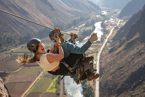 Zipline di mezza giornata a Cusco