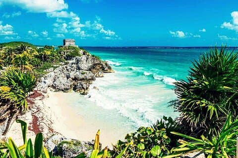 Excursão de dia inteiro a Tulum e Coba com Cenote