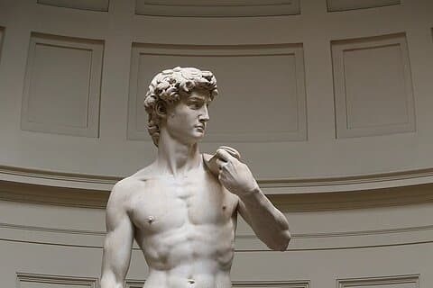 Billeder af Michelangelo's David Academy
