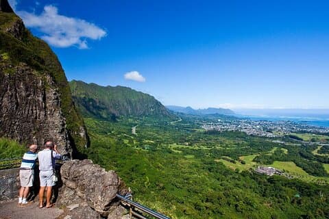 Oahu Circle Island Tour with Waimea Valley Waterfall