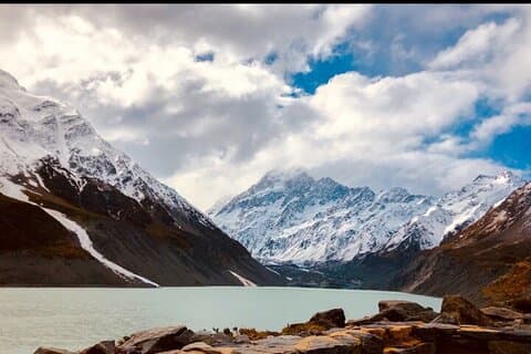 Mt. Cook heldags gruppetur via Tekapo fra Christchurch