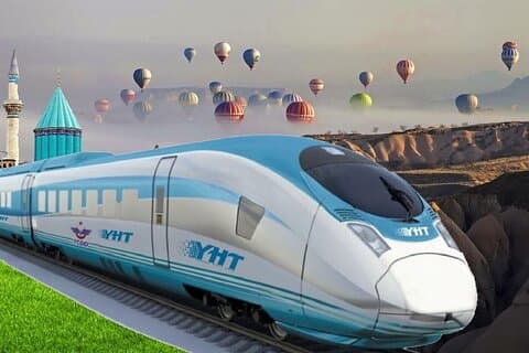 イスタンブール〜カッパドキアツアー(列車、空路、毎週月曜日)