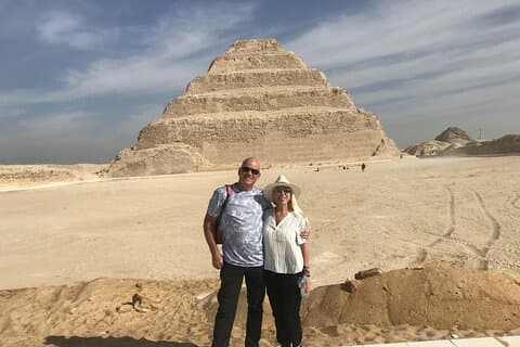 Private Tour zu den Pyramiden von Gizeh, Sakkara und Dahshour mit Mittagessen