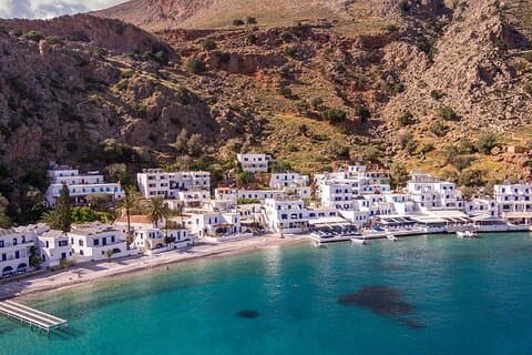 Loutro en Sweet Water Beach van Rethymno