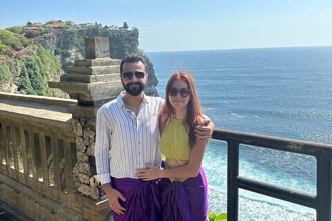 Mezza giornata al tramonto a Uluwatu con danza Kecak e cena a Jimbaran