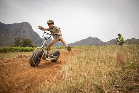 Gravity Scooter tour in the Banhoek Valley, Stellenbosch