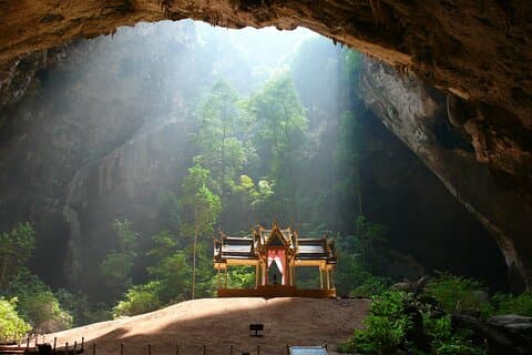 Tour privado al parque nacional Sam Roi Yod y a la cueva Praya Nakhon
