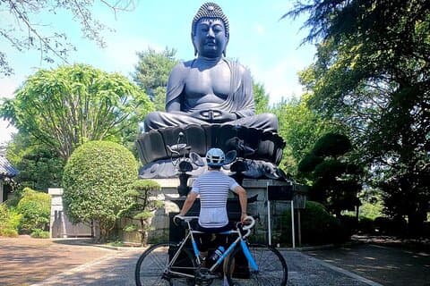 Passeio de bicicleta guiado em inglês/italiano em Tóquio (com bicicleta alugada)