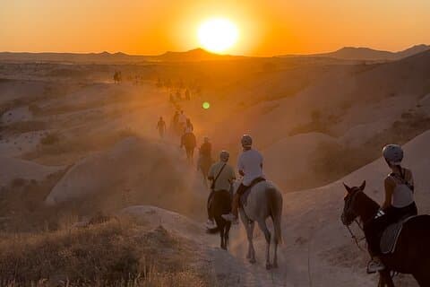 Cappadocië 2 uur paardrijdenervaring - flexibele tijd