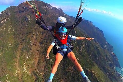 Parapendio biposto MAIORI Amalfi Coast Hike & Fly Experience