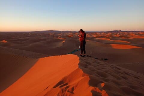 De Marrakech: excursão privada de 3 dias pelo Saara às dunas de Erg Chebbi